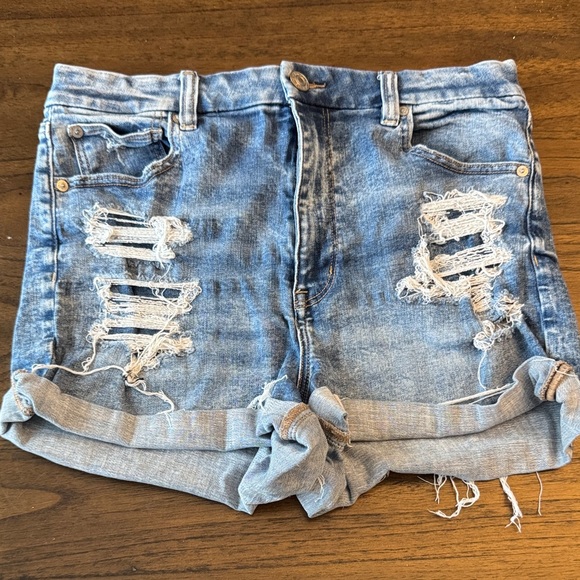 American Eagle Outfitters Pants - American Eagle Outfitters Next Level Curvy Hi-Rise Shortie Shorts